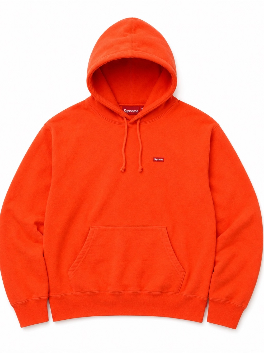 Supreme Bright Orange Mini Box Logo Hoodie